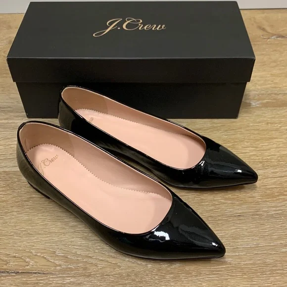 J crew pointed toe flats sale